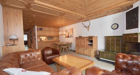 Ferienwohnung Laax - Wohnzimmer